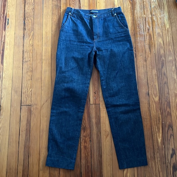 Vanessa Seward Chic and Classic Dark Blue Women's French Jeans - EU Size 38 - Picture 1 of 10